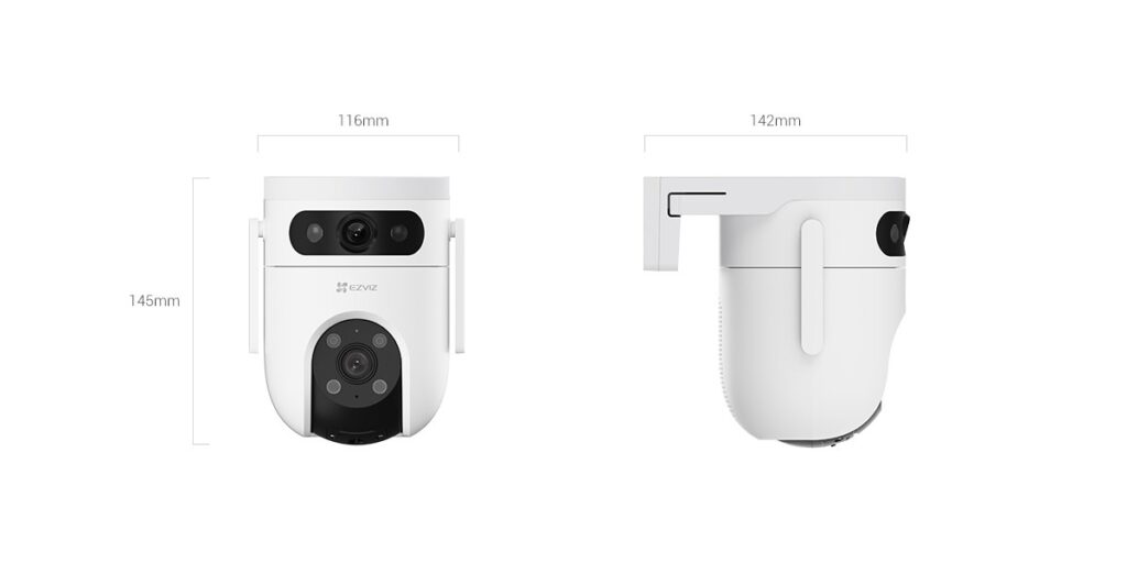EZVIZ H9c Dual 2K Dual-Lens Pan & Tilt Wi-Fi Camera