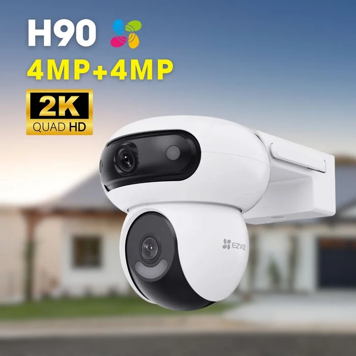 EZVIZ H90 Dual 2K+ Dual-Lens Pan & Tilt Wi-Fi Camera - Image 2