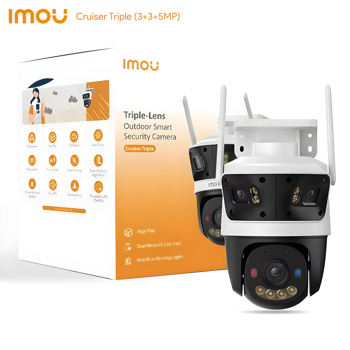 IMOU Cruiser Triple 11MP 3MP+3MP+5MP Triple-Lens Camera - Image 3